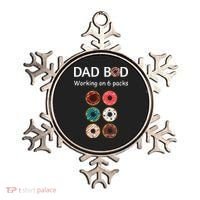 Fun Holiday Funny Donut Dad Bod Working On Six 6 Packs Meaningful Gift Ornament thumb 0