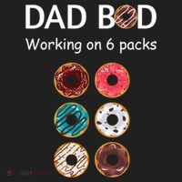 Fun Holiday Funny Donut Dad Bod Working On Six 6 Packs Meaningful Gift Hat thumb 2