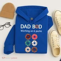 Fun Holiday Funny Donut Dad Bod Working On Six 6 Packs Meaningful Gift Hoodie thumb 4