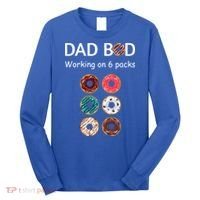 Fun Holiday Funny Donut Dad Bod Working On Six 6 Packs Meaningful Gift Long Sleeve Shirt thumb 0