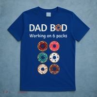Fun Holiday Funny Donut Dad Bod Working On Six 6 Packs Meaningful Gift T-Shirt thumb 5