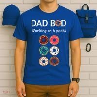 Fun Holiday Funny Donut Dad Bod Working On Six 6 Packs Meaningful Gift T-Shirt thumb 6