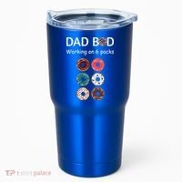 Fun Holiday Funny Donut Dad Bod Working On Six 6 Packs Meaningful Gift Tumbler thumb 0