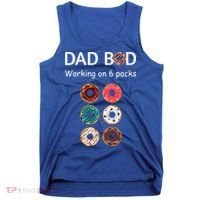 Fun Holiday Funny Donut Dad Bod Working On Six 6 Packs Meaningful Gift Tank Top thumb 0