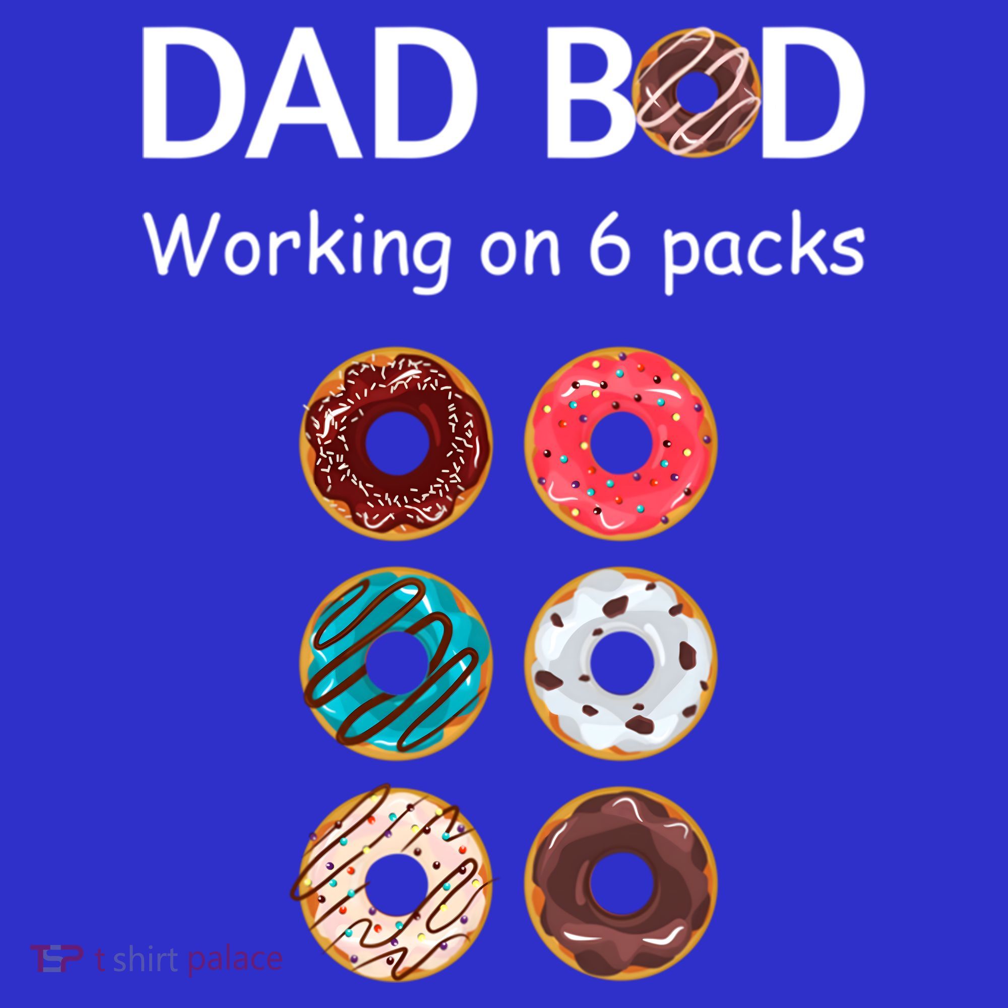 Fun Holiday Funny Donut Dad Bod Working On Six 6 Packs Meaningful Gift Visor