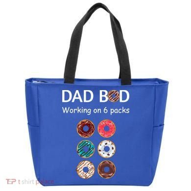 Fun Holiday Funny Donut Dad Bod Working On Six 6 Packs Meaningful Gift Tote Bag