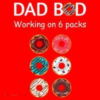 Fun Holiday Funny Donut Dad Bod Working On Six 6 Packs Meaningful Gift Santa Hat thumb 1