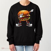Funny Hamburger For Men Women Cheeseburger Fast Food Women's Sweatshirt thumb 0