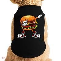 Funny Hamburger For Men Women Cheeseburger Fast Food Doggie Tank thumb 0
