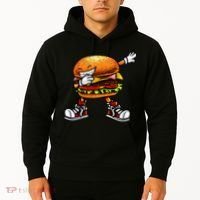 Funny Hamburger For Men Women Cheeseburger Fast Food Hoodie thumb 2
