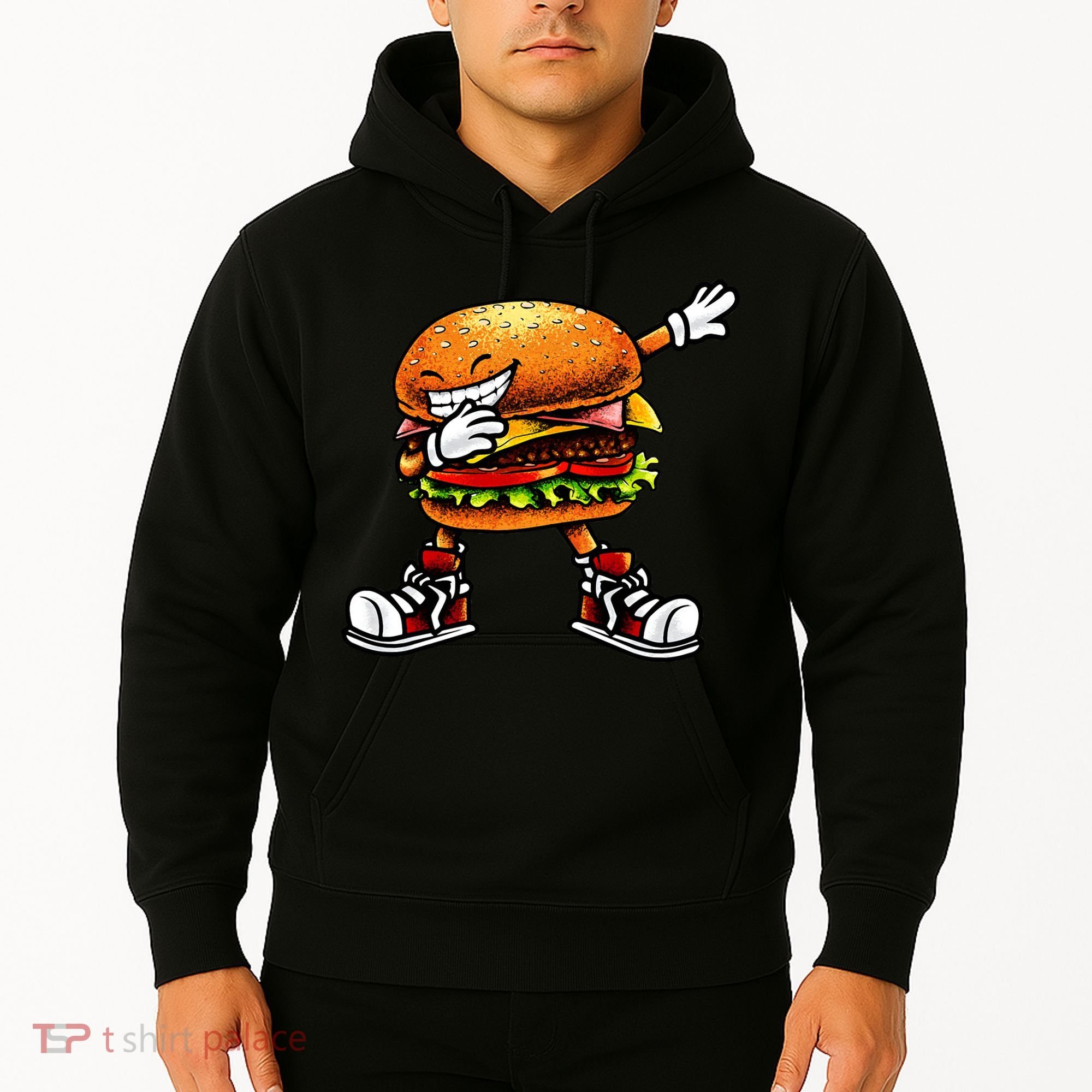 Funny Hamburger For Men Women Cheeseburger Fast Food Hoodie