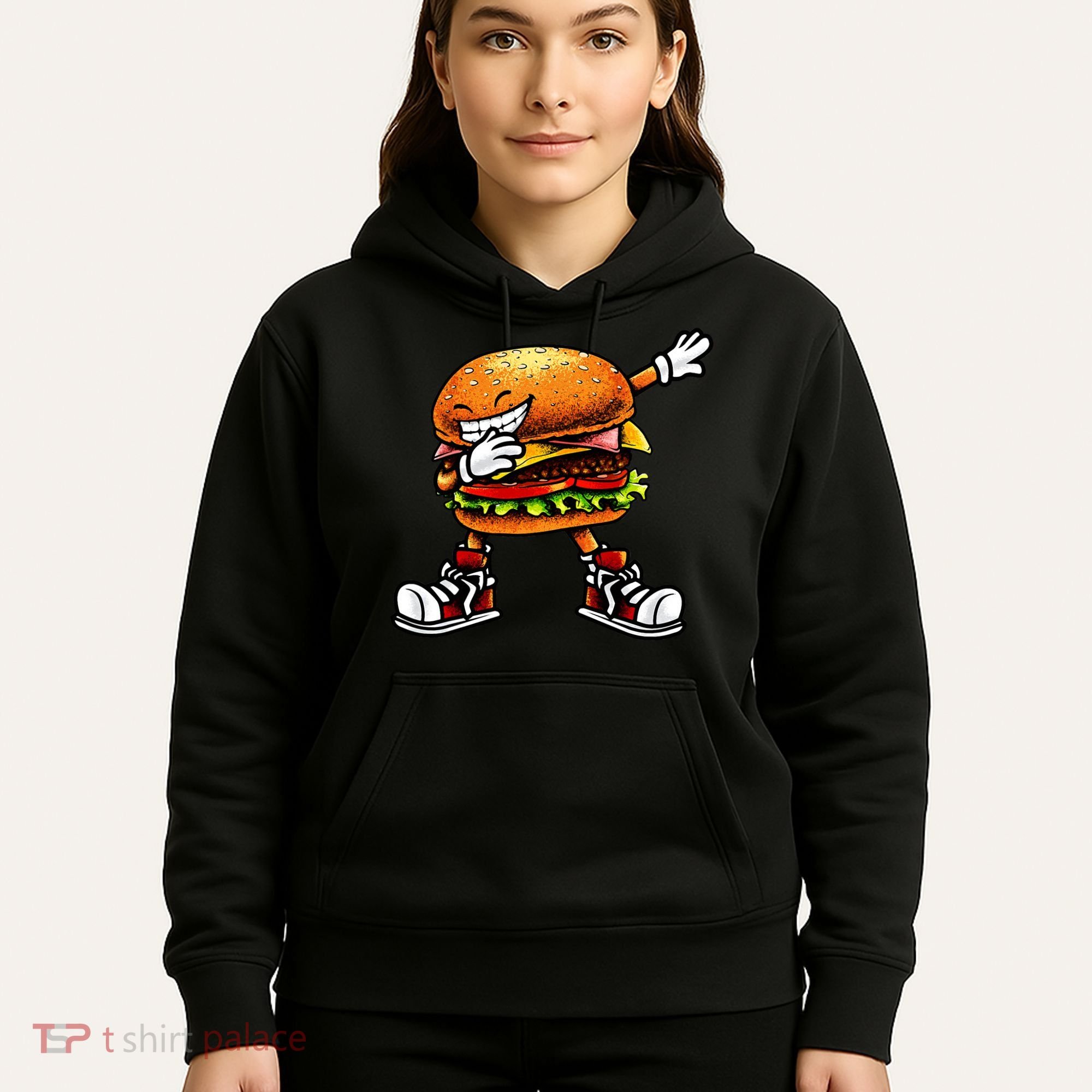 Funny Hamburger For Men Women Cheeseburger Fast Food Hoodie
