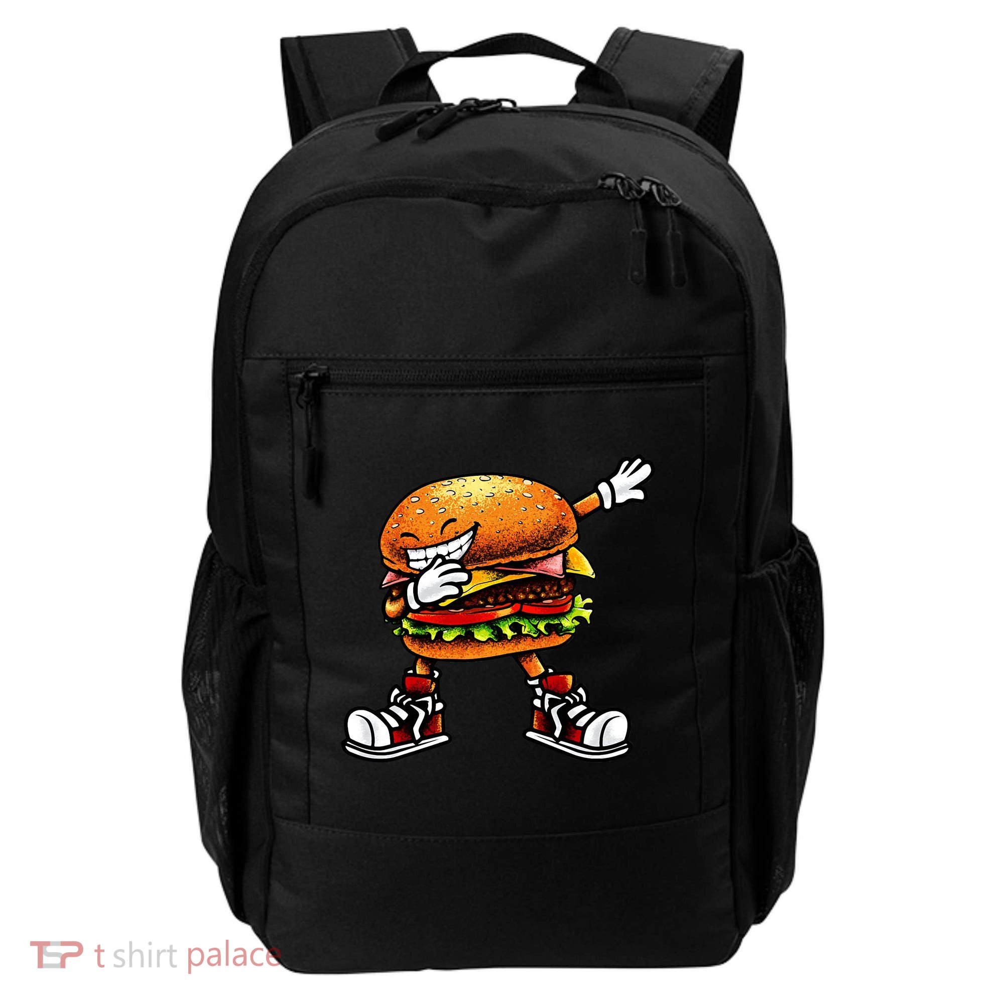 Funny Hamburger For Men Women Cheeseburger Fast Food Backpack