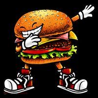 Funny Hamburger For Men Women Cheeseburger Fast Food Coffee Mug thumb 5
