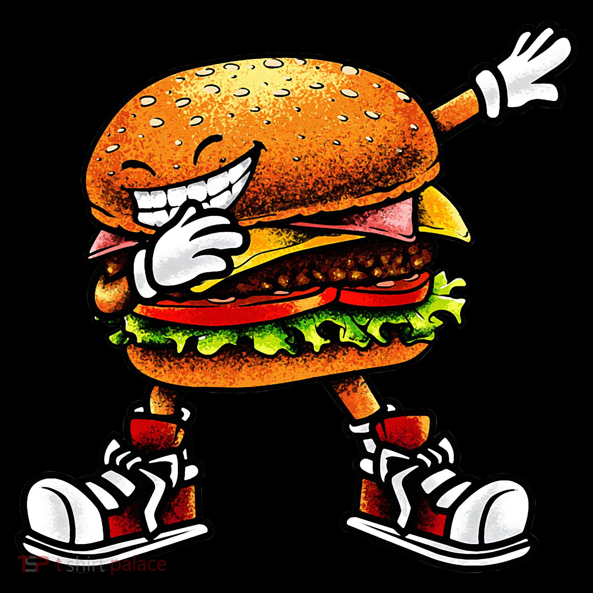 Funny Hamburger For Men Women Cheeseburger Fast Food Coffee Mug