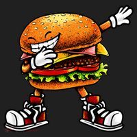 Funny Hamburger For Men Women Cheeseburger Fast Food Beanie thumb 2