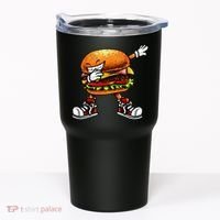 Funny Hamburger For Men Women Cheeseburger Fast Food Tumbler thumb 0