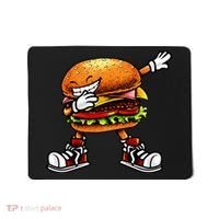 Funny Hamburger For Men Women Cheeseburger Fast Food Mousepad thumb 0