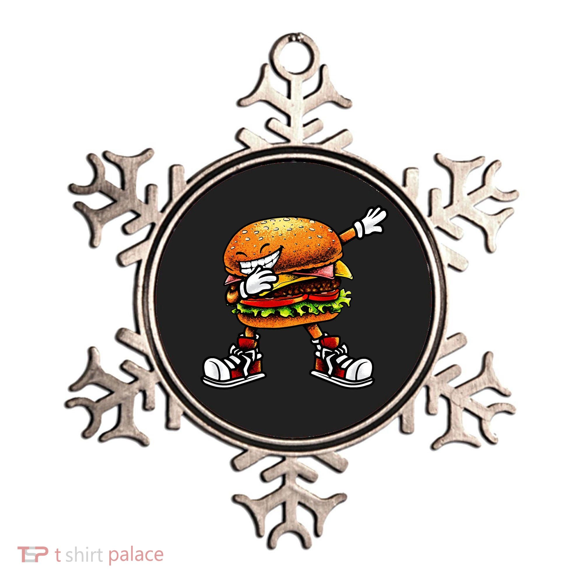 Funny Hamburger For Men Women Cheeseburger Fast Food Ornament