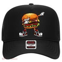 Funny Hamburger For Men Women Cheeseburger Fast Food Hat thumb 0