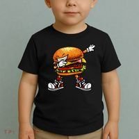 Funny Hamburger For Men Women Cheeseburger Fast Food Toddler T-Shirt thumb 2