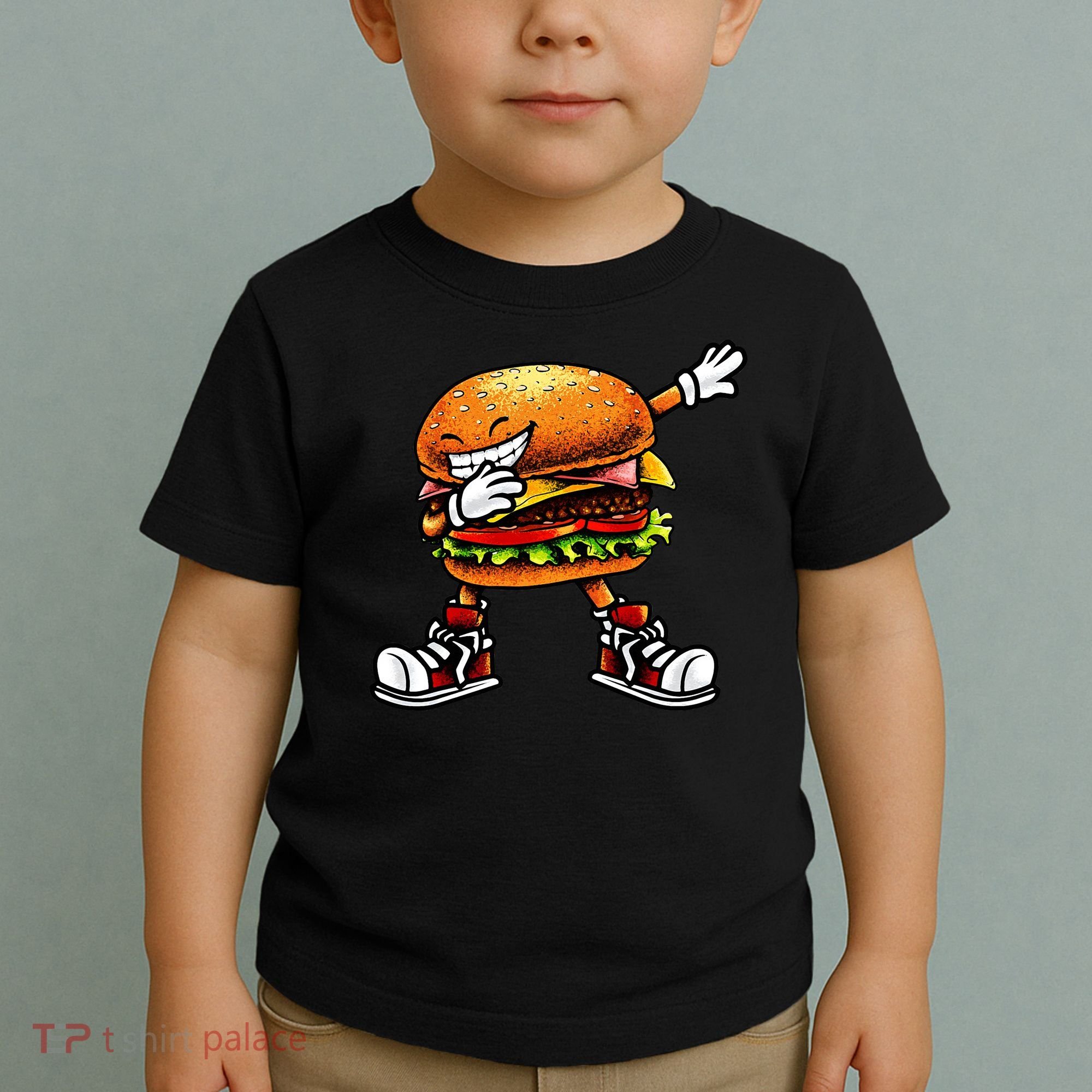 Funny Hamburger For Men Women Cheeseburger Fast Food Toddler T-Shirt