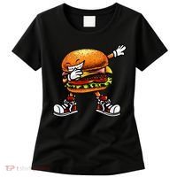 Funny Hamburger For Men Women Cheeseburger Fast Food Women's T-Shirt thumb 0