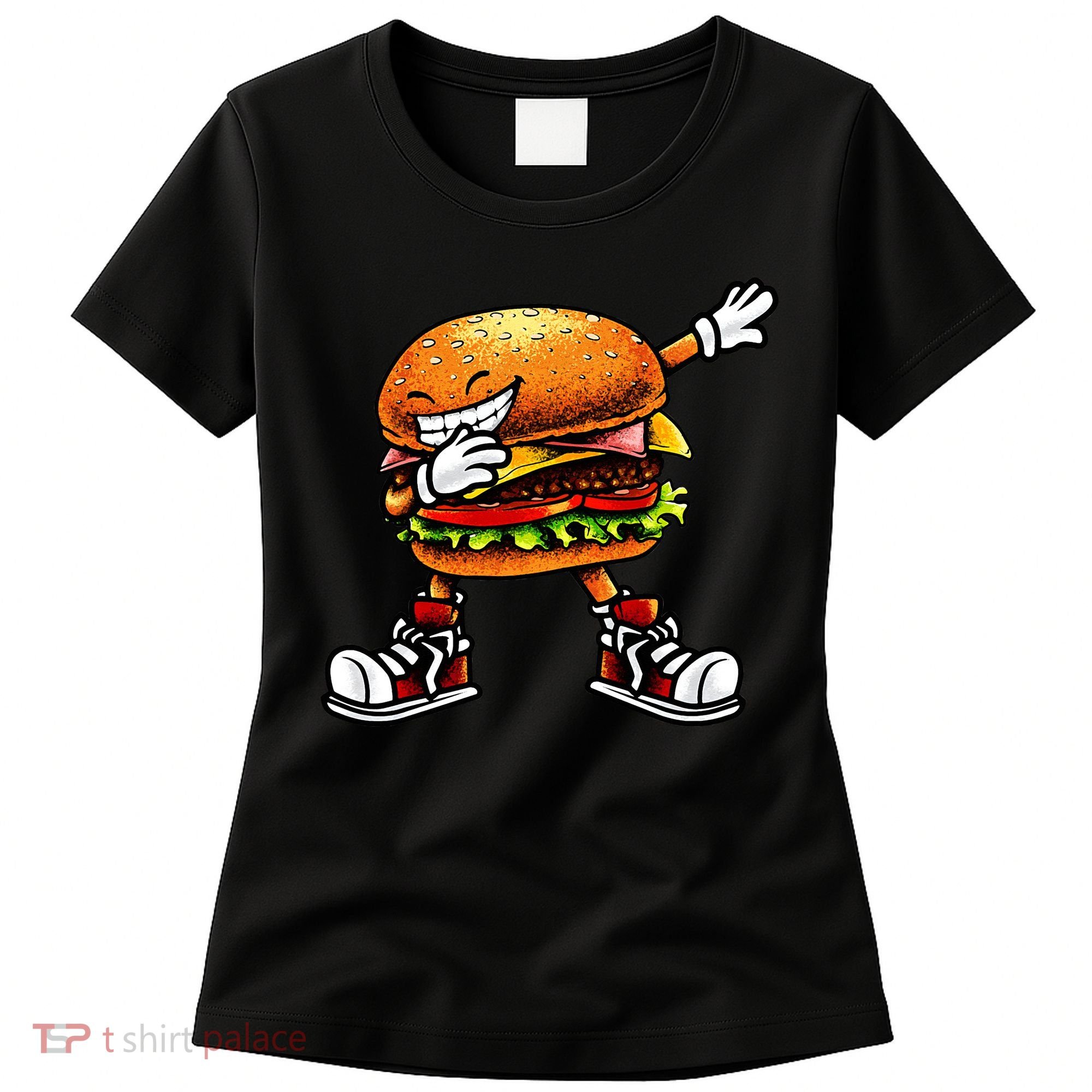 Funny Hamburger For Men Women Cheeseburger Fast Food Women's T-Shirt