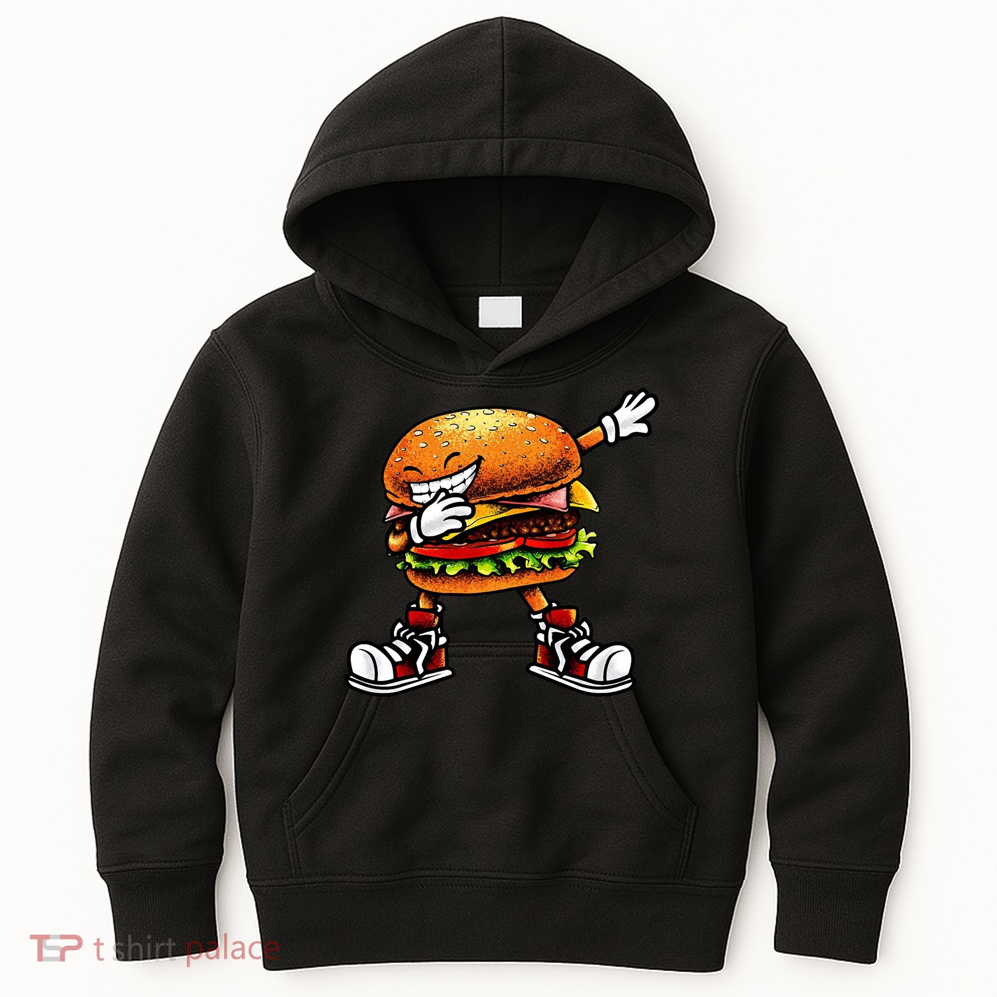 Funny Hamburger For Men Women Cheeseburger Fast Food Kids Hoodie