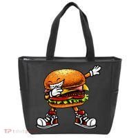 Funny Hamburger For Men Women Cheeseburger Fast Food Tote Bag thumb 0