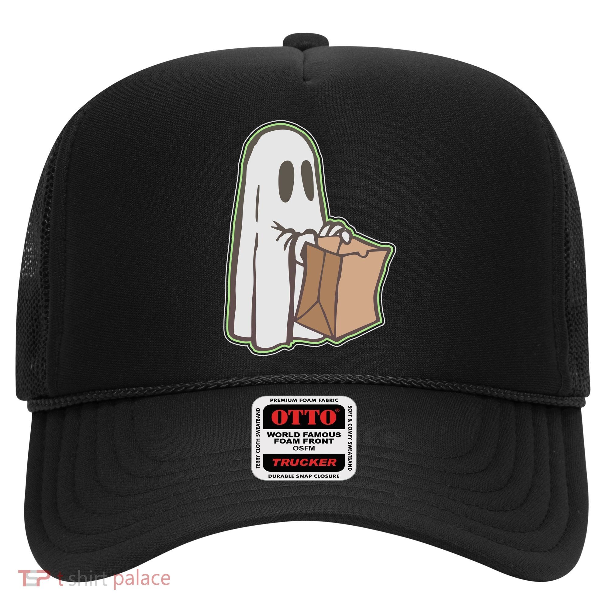 Funny Halloween Ghost with Candy Bag Hat
