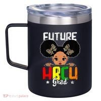 Future HBCU Grad Graduation HBCU Future College Student 12oz Stainless Steel Coffee Mug thumb 2
