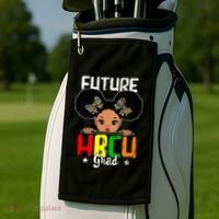 Future HBCU Grad Graduation HBCU Future College Student Golf Towel thumb 2