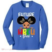 Future HBCU Grad Graduation HBCU Future College Student Kids Long Sleeve Shirt thumb 0