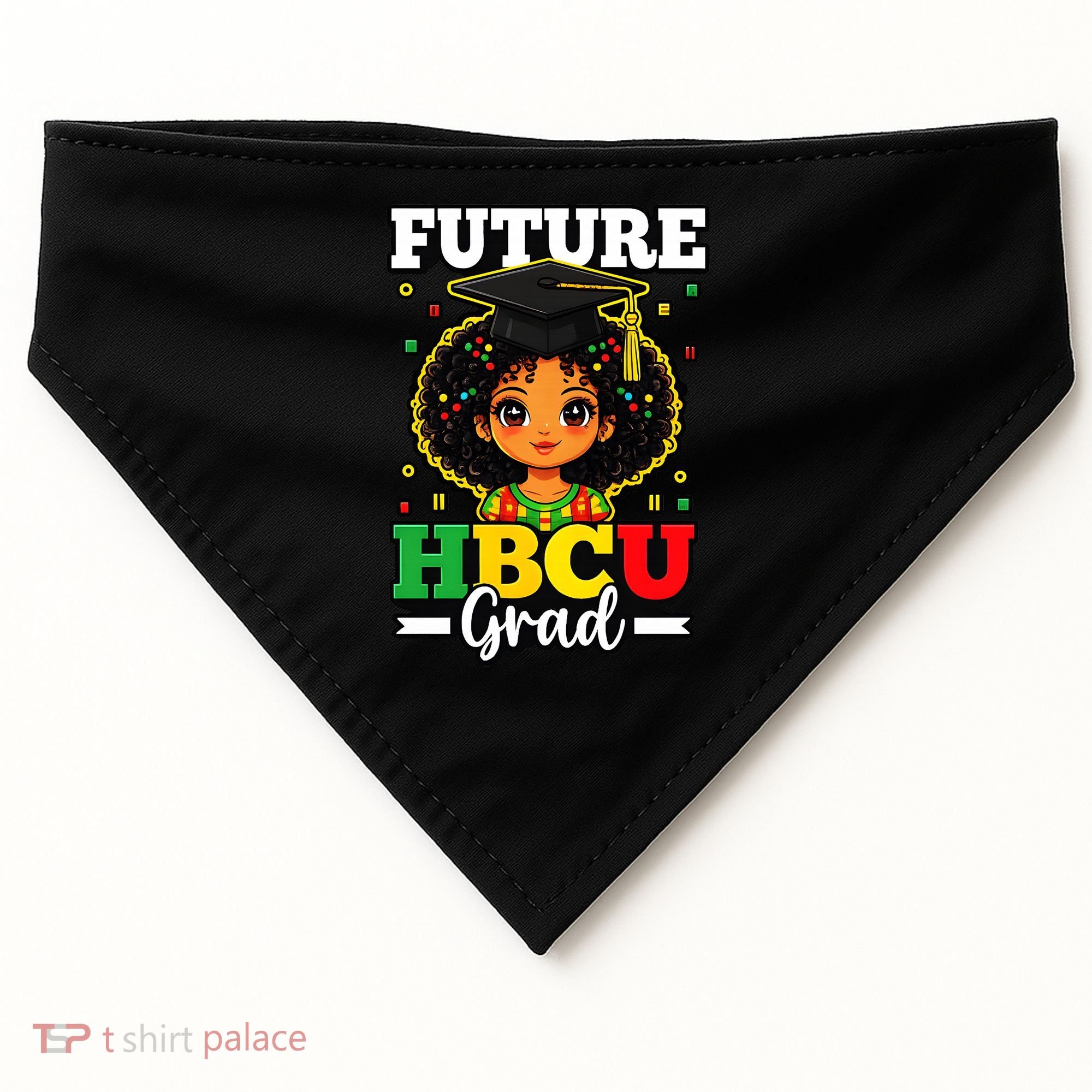 Future HBCU Grad Black History African American USA-Made Doggie Bandana