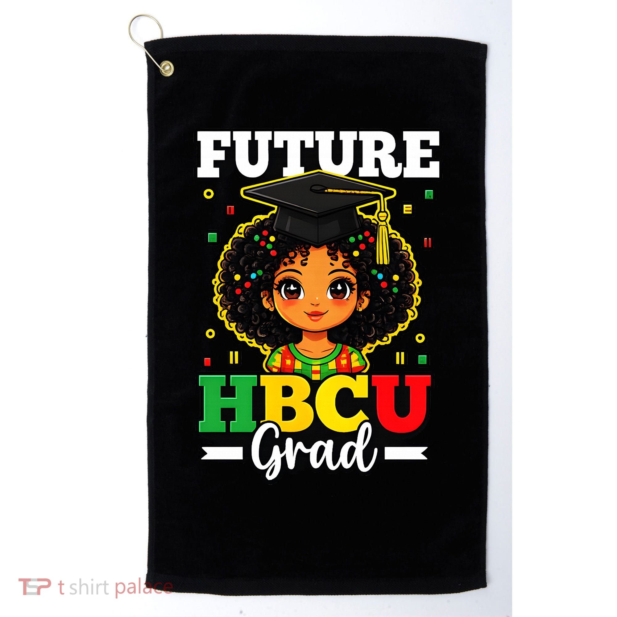 Future HBCU Grad Black History African American Golf Towel