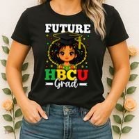 Future HBCU Grad Black History African American Women's T-Shirt thumb 2