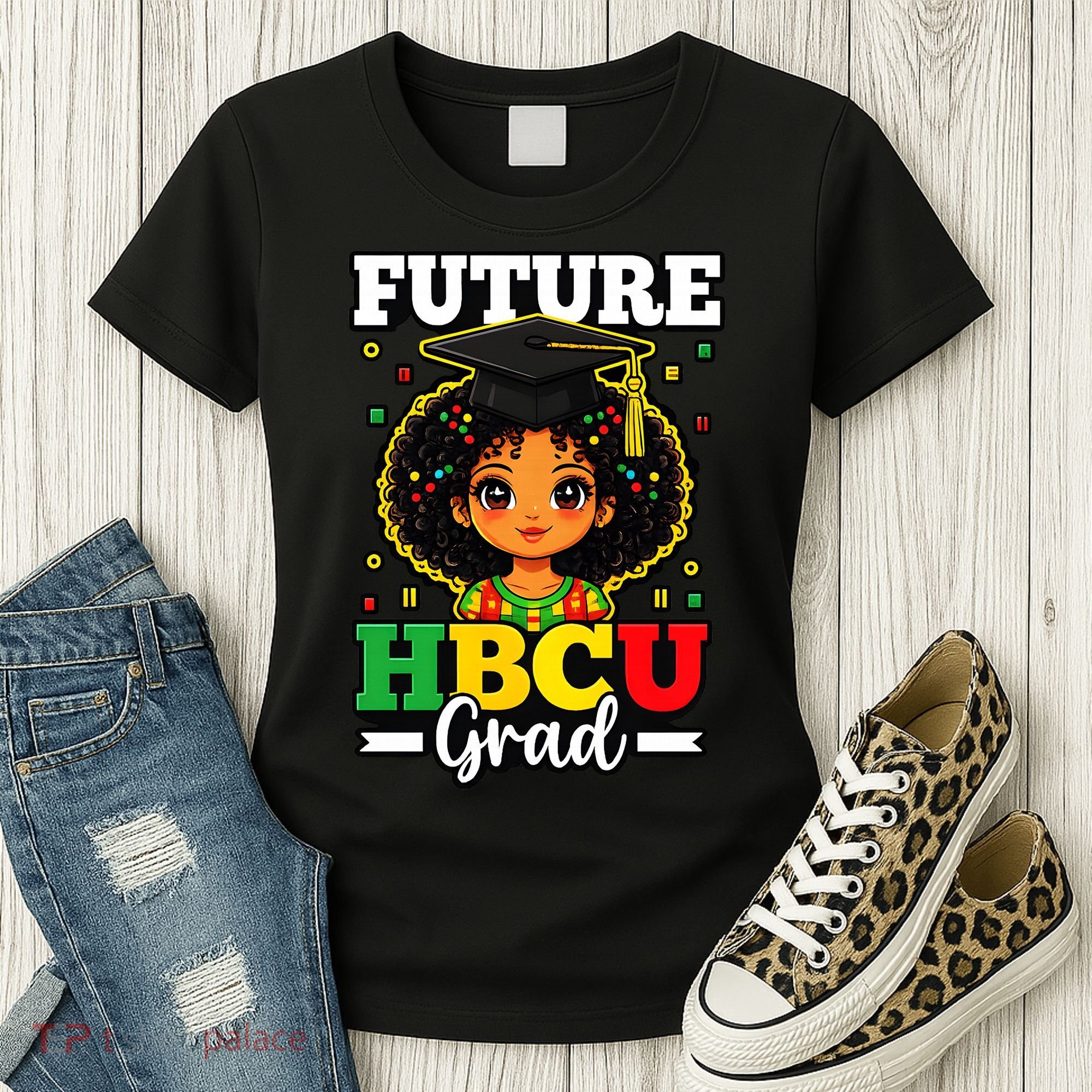 Future HBCU Grad Black History African American Women's T-Shirt