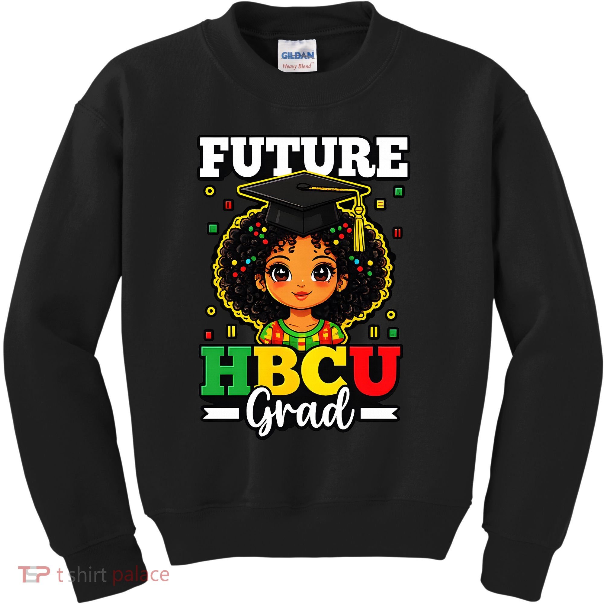 Future HBCU Grad Black History African American Kids Sweatshirt
