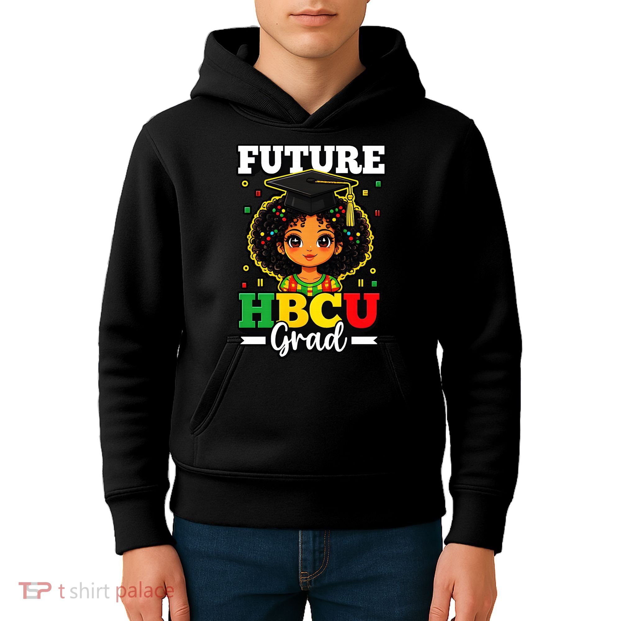 Future HBCU Grad Black History African American Kids Hoodie