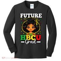Future HBCU Grad Black History African American Kids Long Sleeve Shirt thumb 0