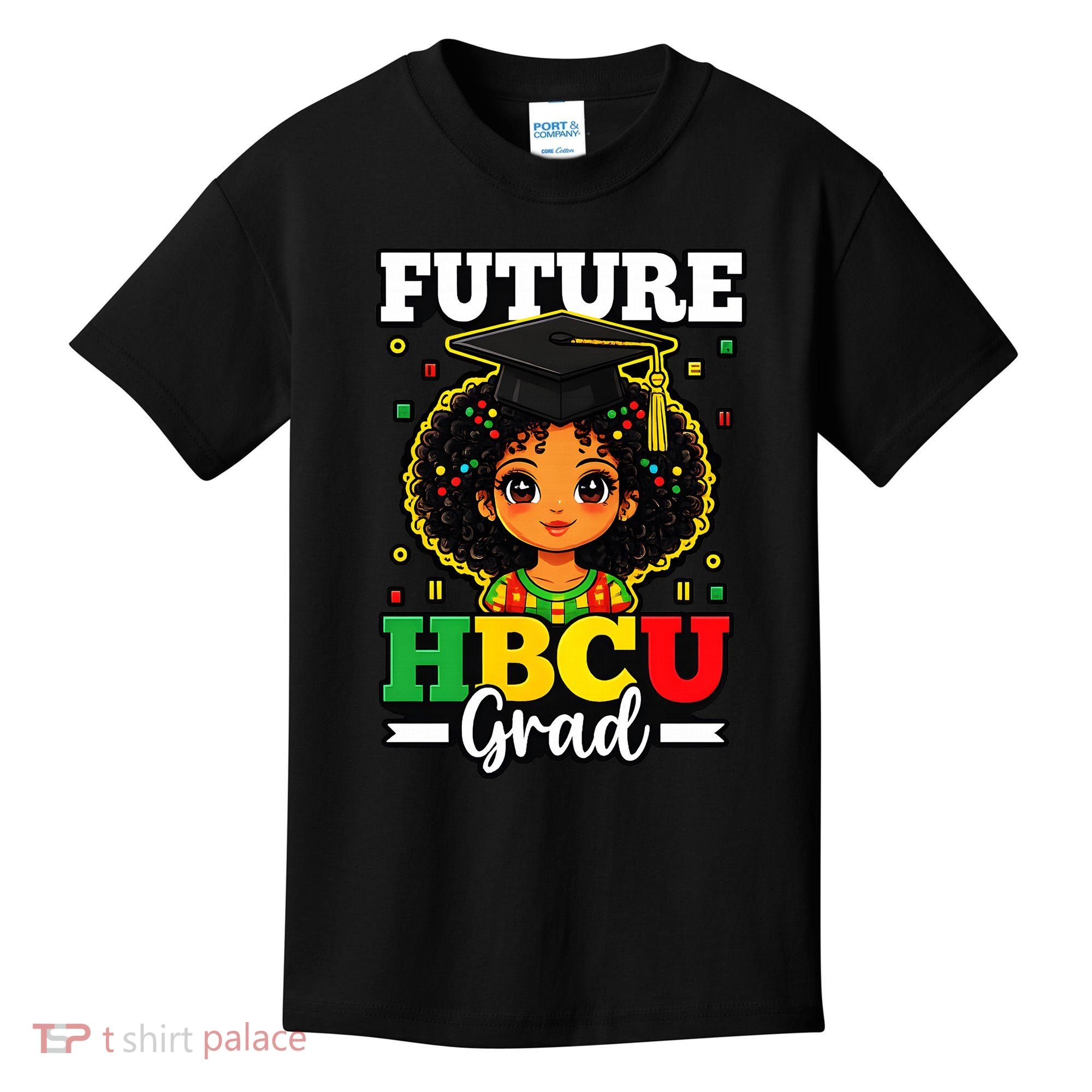 Future HBCU Grad Black History African American Kids T-Shirt