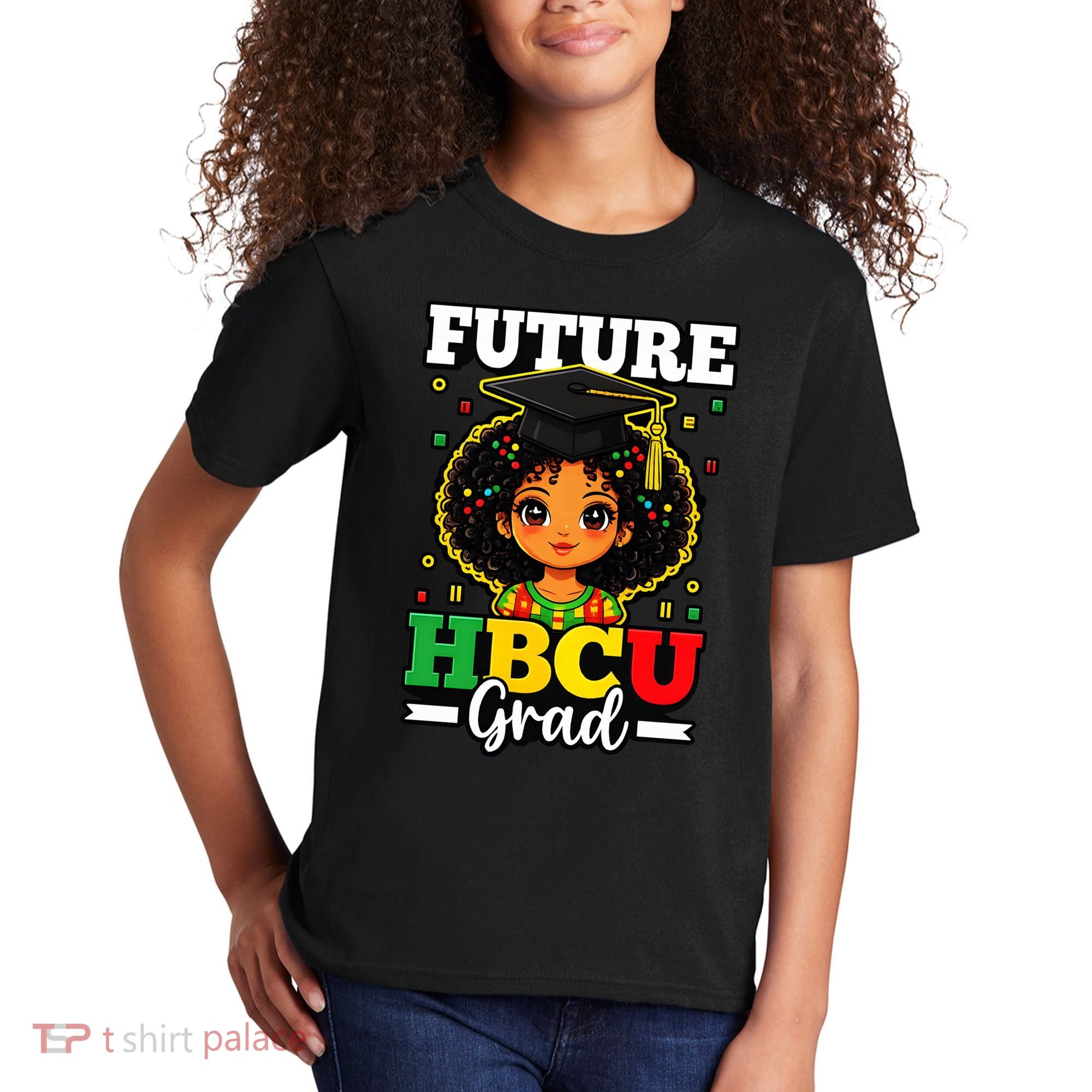 Future HBCU Grad Black History African American Kids T-Shirt