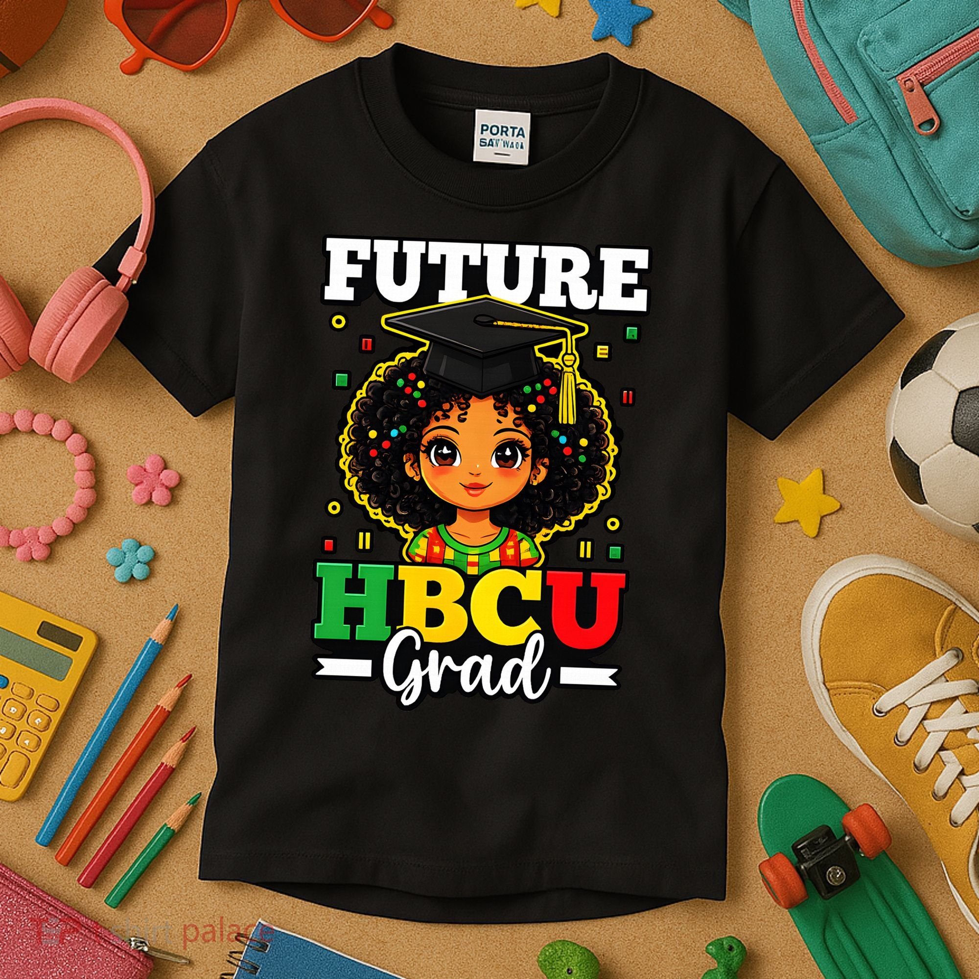 Future HBCU Grad Black History African American Kids T-Shirt