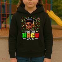 Future Hbcu Graduation Black Boy Grad Hbcu Kids Hoodie thumb 3