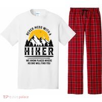 Funny Hiker Gift Hiking Lover Outdoor Quote Pajama Set thumb 0