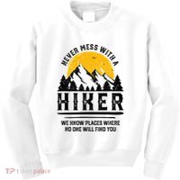Funny Hiker Gift Hiking Lover Outdoor Quote Kids Sweatshirt thumb 0