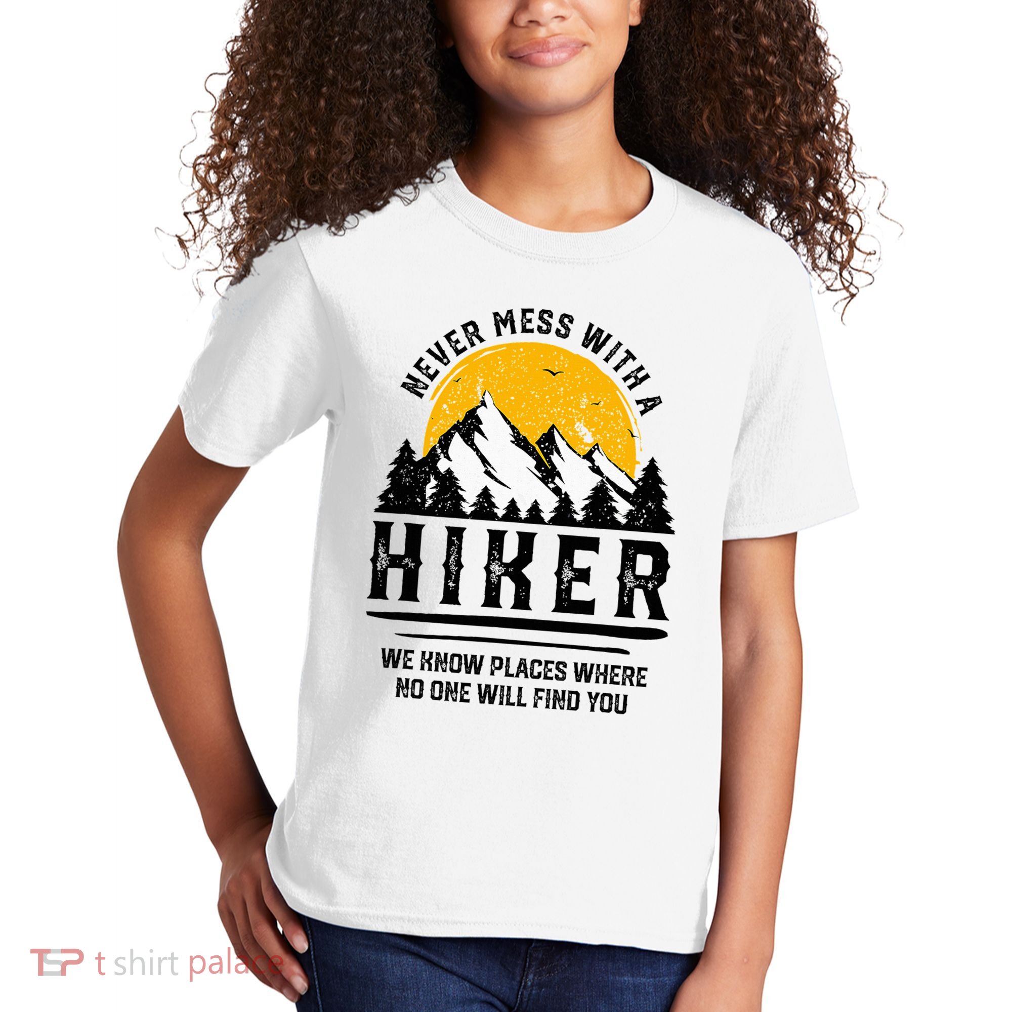 Funny Hiker Gift Hiking Lover Outdoor Quote Kids T-Shirt