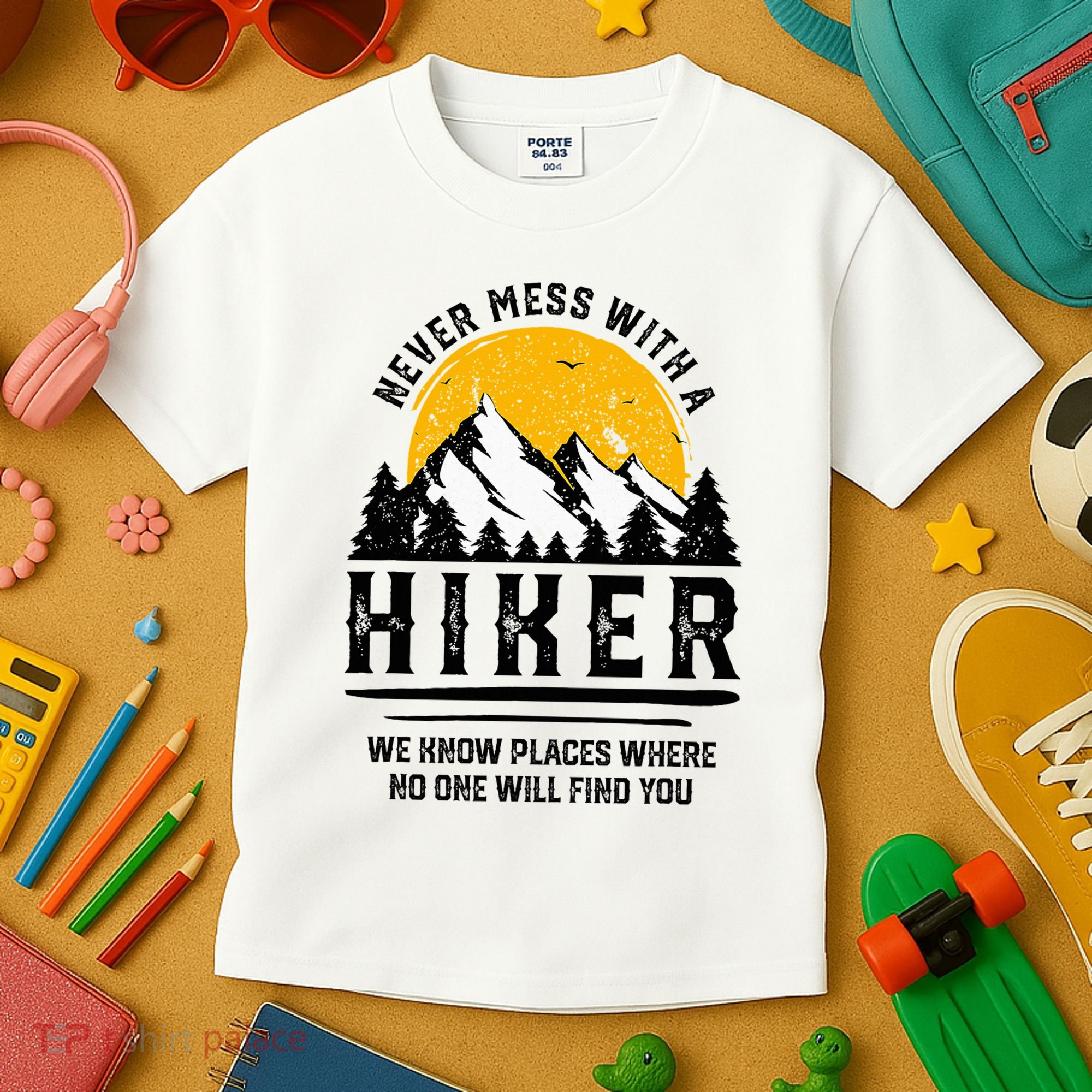 Funny Hiker Gift Hiking Lover Outdoor Quote Kids T-Shirt