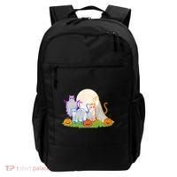 Funny Halloween Ghost Cats Backpack thumb 0